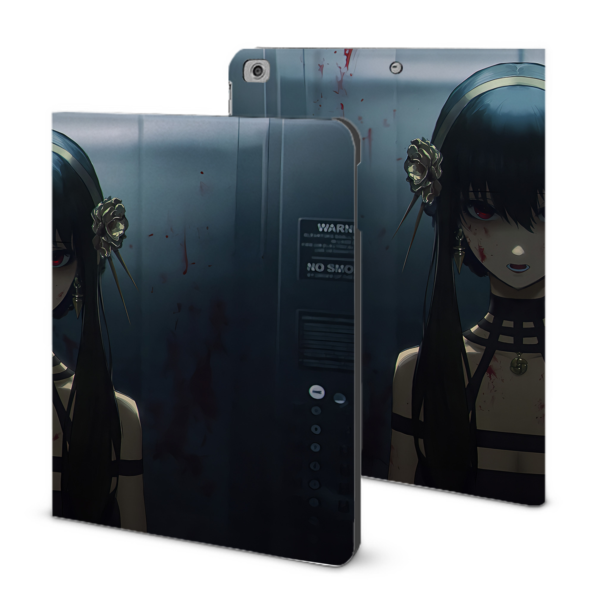 （画像用） SPY×FAMILY间谍家家酒 IPad ケース ブック型 PUレザー TPU 耐衝撃 軽量 薄型 ペン収納なし 全面保護 IPad 各モデル対応